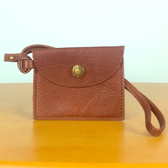Lucky Brand Handbags - Lucky Brand 🎀 Mini Leather Coin Pouch Wristlet